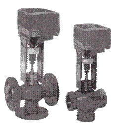 Регулирующие клапаны тип RV 102, RV 103 с электромеханическими приводами