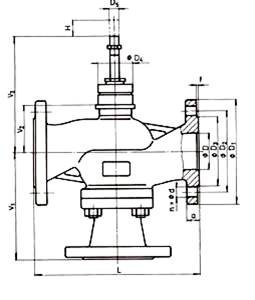 Регулирующие клапаны Тип RV214, RV224, RV234 с электромеханическими приводами