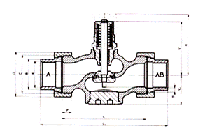 РегулирующиЙ клапан тип RV 111 с электромеханическим приводом ТИП ANT 5